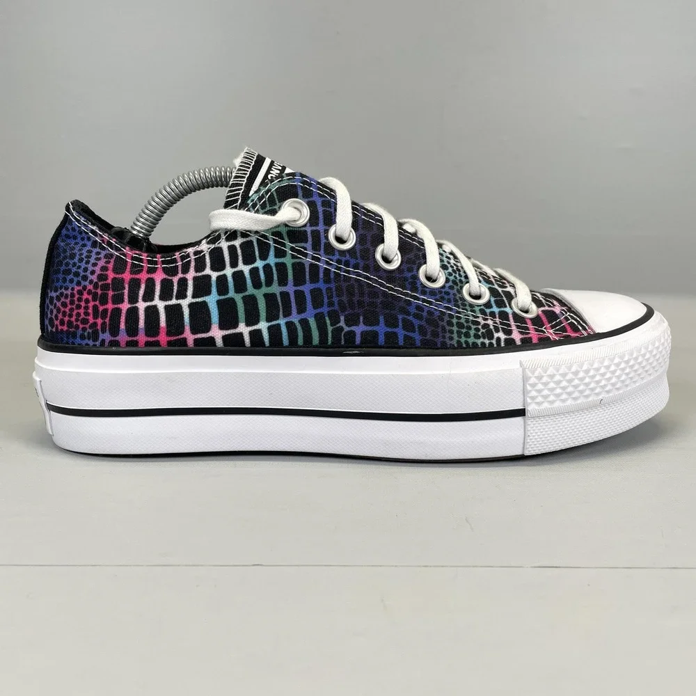 Converse Chuck Taylor All Star Lift Platform Shoes Womens Size 7 Digital Daze